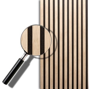 Riflaj MDF Decorativ Light Oak 2.8m x 0.60m - Img 3