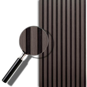 Riflaj MDF Decorativ Very Dark Brown 2.8m x 45cm - Img 5