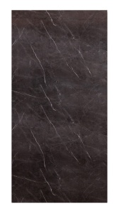 Placa Decorativa PVC Aspect Marmura Neagra cu Venaturi Albe 1.22 x 2.4 m Grosime 2.5 mm