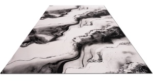 Placa PVC Decorativa Abstract Ink Marble 1.22 x 2.4 m Grosime 2.5 mm - Img 3