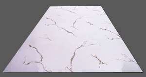 Placa PVC Decorativa Marmura Alba cu Venaturi Gri 1.22 x 2.4 m Grosime 2.5 mm - Img 4