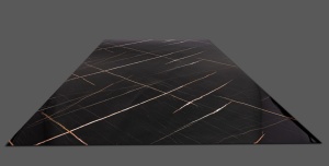 Placa PVC Marmura Neagra cu Venaturi Aurii 1.22 x 2.8 m Grosime 2.5 mm - Img 4