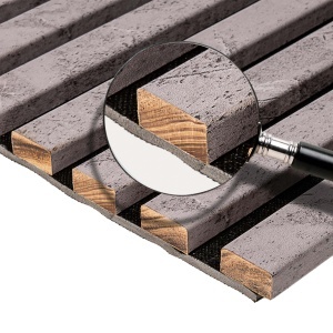 Riflaj MDF Decorativ Grey Marble 2.8m x 45cm