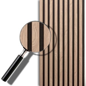 Panou Riflaj MDF Decorativ Natural Oak 2.8m x 1m - Img 3