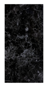 Placă PVC Decorativă Black Royal Marble, Textură Marmură Imperială, 1.22 x 2.4 m, Grosime 2.5 mm