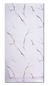 Placa PVC Decorativa Marmura Alba cu Venaturi Gri 1.22 x 2.4 m Grosime 2.5 mm