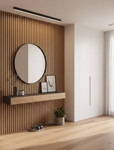 Riflaj MDF Decorativ Classic Oak 2.8m x 0,60m - Img 2