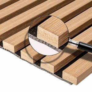 Riflaj MDF Decorativ Natural Oak 2.8m x 45cm