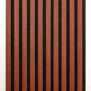 Panou Riflaj MDF Decorativ Mahogany Brown 2.8m x 45cm - Img 3