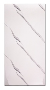 Placa PVC Decorativa Marmura Alba cu Venaturi Fine 1.22 x 2.4 m Grosime 2.5 mm