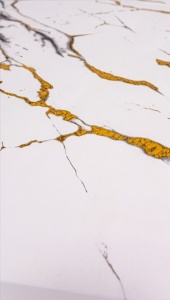 Placa PVC Decorativa Marmura Calacatta Gold 1.22 x 2.4 m Grosime 2.5 mm - Img 5