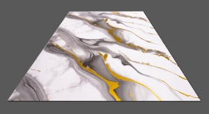 Placa PVC Decorativa Marmura Fluid Art cu Aur 1.22 x 2.4 m Grosime 2.5 mm - Img 4
