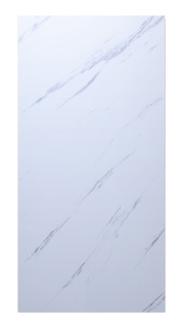Placă PVC Marmură Albă cu Vene Gri 2.4 m x 1.22 m Grosime 2.5 mm