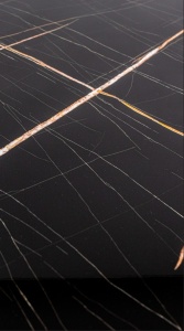 Placa PVC Marmura Neagra cu Venaturi Aurii 1.22 x 2.8 m Grosime 2.5 mm - Img 5
