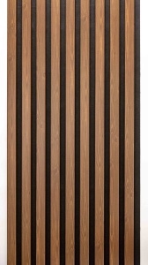 Riflaj MDF Acustic Modern Textură Lemn Natur 2.8m x 45cm - Img 4