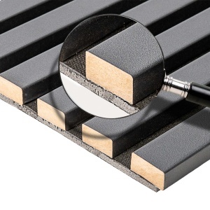 Riflaj MDF Decorativ Concrete Grey 2.8m x 45cm