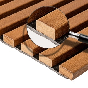 Riflaj MDF Decorativ Honey Oak 2.8m x 45cm