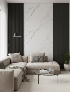 Placa PVC Marmura Calacatta Classic 1.22 x 2.4 m si Grosime 2.5 mm - Img 2