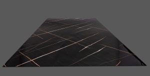 Placa PVC Marmura Neagra cu Venaturi Aurii 1.22 x 2.4 m Grosime 2.5 mm - Img 4