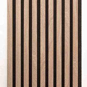 Panou Riflaj MDF Decorativ Natural Oak 2.8m x 45cm - Img 3