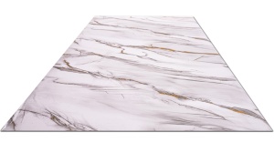 Placa PVC Decorativa Marmura Calacatta Gold Premium 1.22 x 2.4 m Grosime 2.5 mm - Img 3