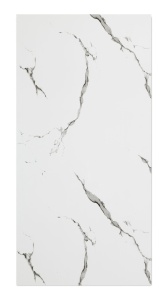 Placa PVC Marmura Alba Calacatta 2.4 m x 1.22 m Grosime 2.5 mm