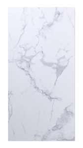Placă PVC Marmură Albă cu Vene Gri 2.4 m x 1.22 m Grosime 2.5 mm