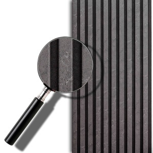 Riflaj MDF Decorativ Charcoal Wood 2.8m x 45cm - Img 5