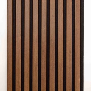 Riflaj MDF Decorativ Dark Brown 2.8m x 0.60m