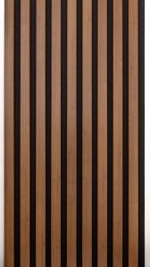 Riflaj MDF Decorativ Dark Brown 2.8m x 45cm - Img 4