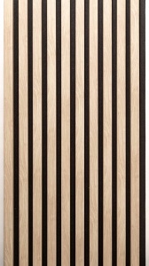 Riflaj MDF Decorativ Light Oak 2.8m x 45cm - Img 4