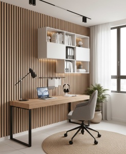 Riflaj MDF Decorativ Natural Pine 2.8m x 45cm - Img 2