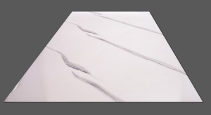 Placa PVC Decorativa Marmura Alba cu Venaturi Fine 1.22 x 2.4 m Grosime 2.5 mm - Img 4