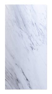 Placă PVC Marmură Albă cu Vene Gri 2.4 m x 1.22 m Grosime 2.5 mm