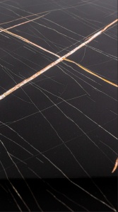 Placa PVC Marmura Neagra cu Venaturi Aurii 1.22 x 2.4 m Grosime 2.5 mm - Img 5