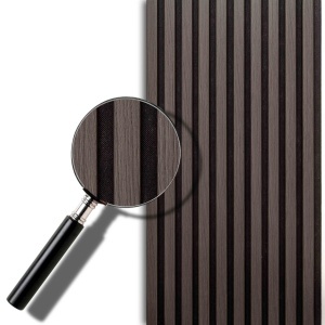 Riflaj MDF Decorativ Very Dark Brown 2.8m x 0.60m - Img 3