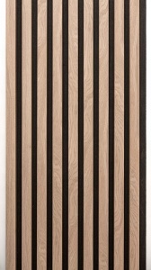Panou Riflaj MDF Decorativ Natural Oak 2.8m x 45cm - Img 4
