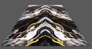 Placa PVC Decorativa Black Gold Fusion 1.22 x 2.4 m Grosime 2.5 mm - Img 4