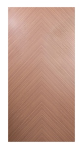 Placă PVC Decorativă Wood Chevron Classic, Model Spic, 1.22 x 2.4 m, Grosime 2.5 mm