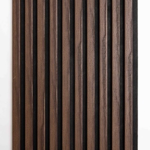 Riflaj MDF Decorativ Dark Walnut 2.8m x 1m