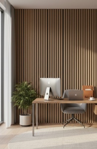 Riflaj MDF Decorativ Wood Brown 2.8m x 1m - Img 2