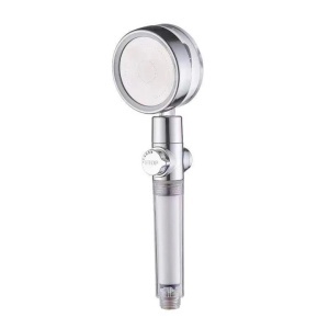 Pară de duș cu efect turbo, filtru integrat, buton stop
