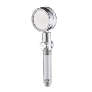 Pară de duș cu efect turbo, filtru integrat, buton stop