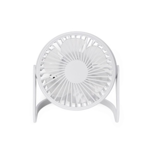 Ventilator birou USB, 2 viteze, silențios, reglaj 360°, bază stabilă, alimentare USB