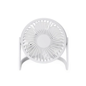 Ventilator birou USB, 2 viteze, silențios, reglaj 360°, bază stabilă, alimentare USB
