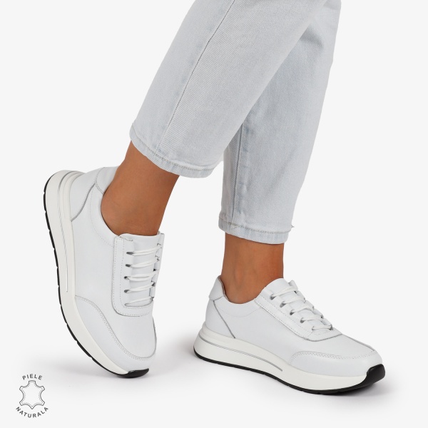 Pantofi Casual dama din Piele naturală CRL1322 - Img 2
