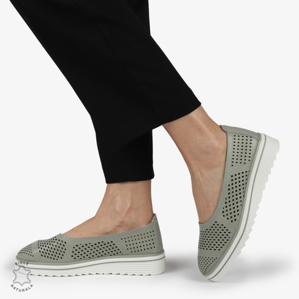 Balerini Dama Piele naturală CRL0105 BARILA - Img 2