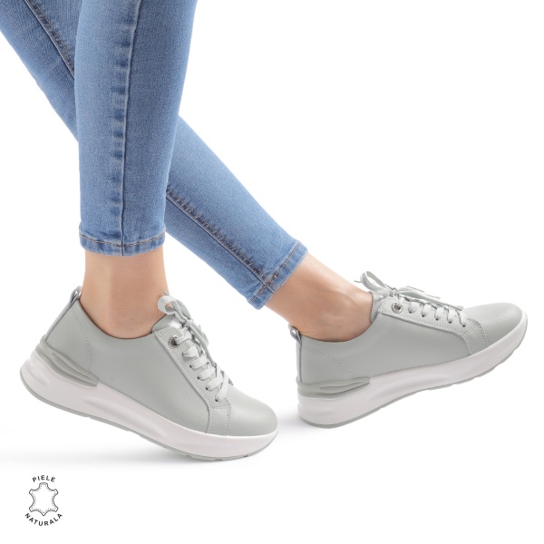Pantofi Casual dama din Piele Naturala CRL0846 BARILLA - Img 2