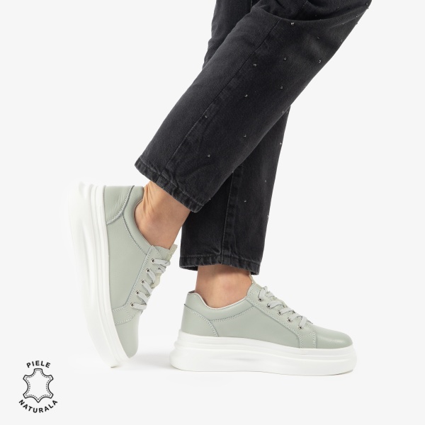 Pantofii casual piele naturala CRL0763 BARILLA - Img 3