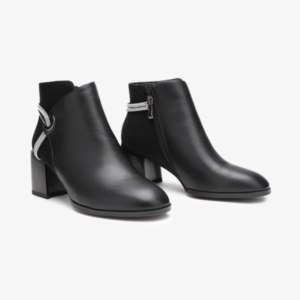Botine dama din Piele Ecologica+Piele Ecologica Intoarsa CRL0662 - Img 2